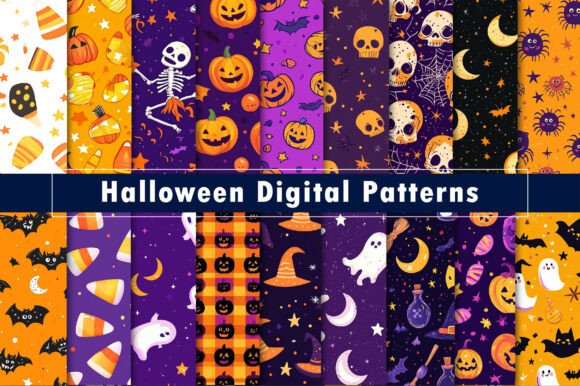 Download Halloween Digital Patterns - Digital patterns Collection