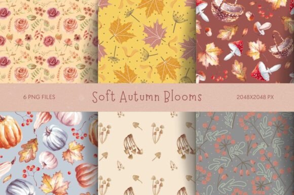Download Soft Autumn Blooms - Autumn blooms Collection