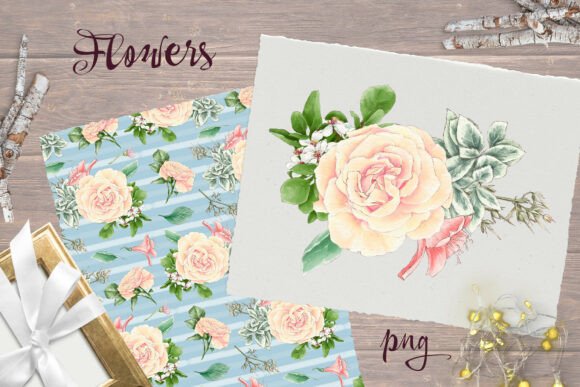 Download Delicate Flowers Print Seamless Pattern - Premium Resources