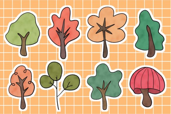 Download Cute Plant Stickers Scrapbook Supplies - Scrapbook supplies Collection